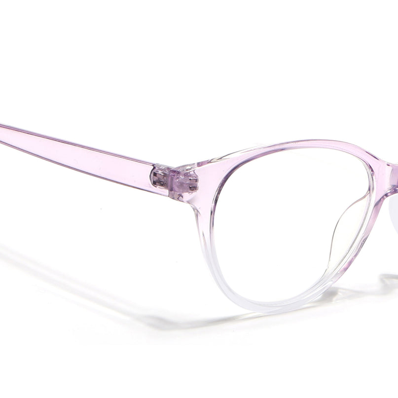 Eyejack Canment Light Purple Cateye Eyeglasses for Women (CM28024FCL1923-C6)