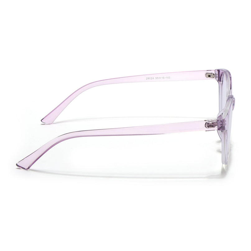 Eyejack Canment Light Purple Cateye Eyeglasses for Women (CM28024FCL1923-C6)