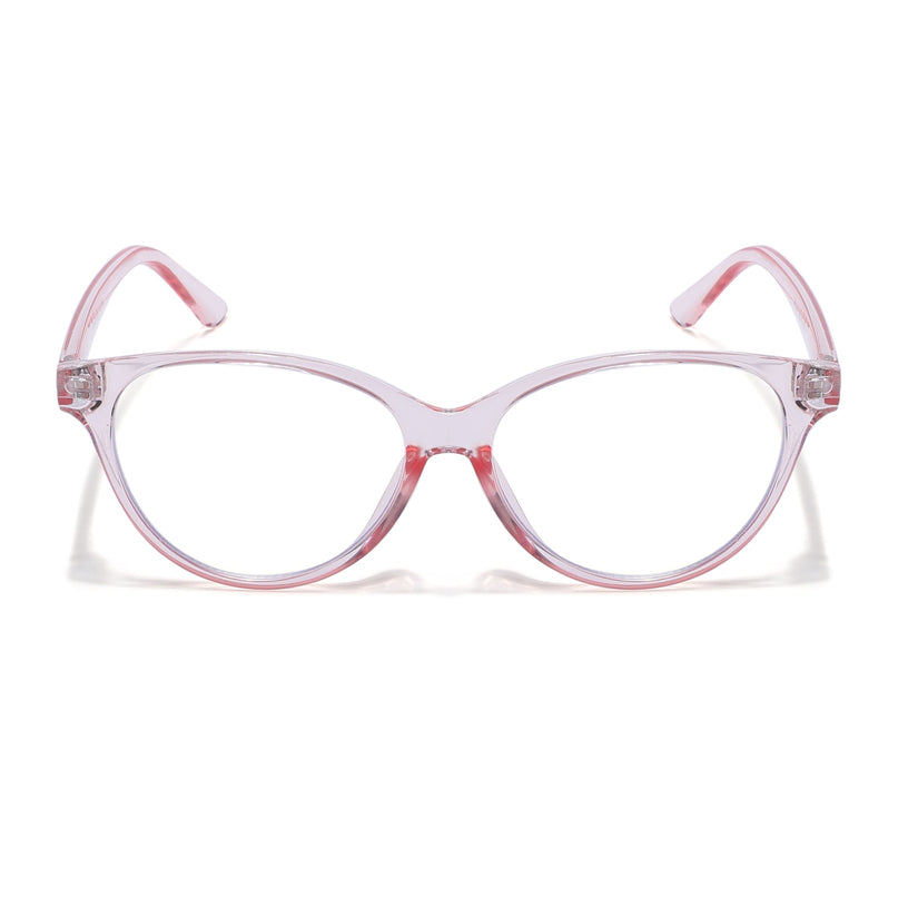 Eyejack Canment Pink Cateye Eyeglasses for Women (CM28024FCL1924-C7)