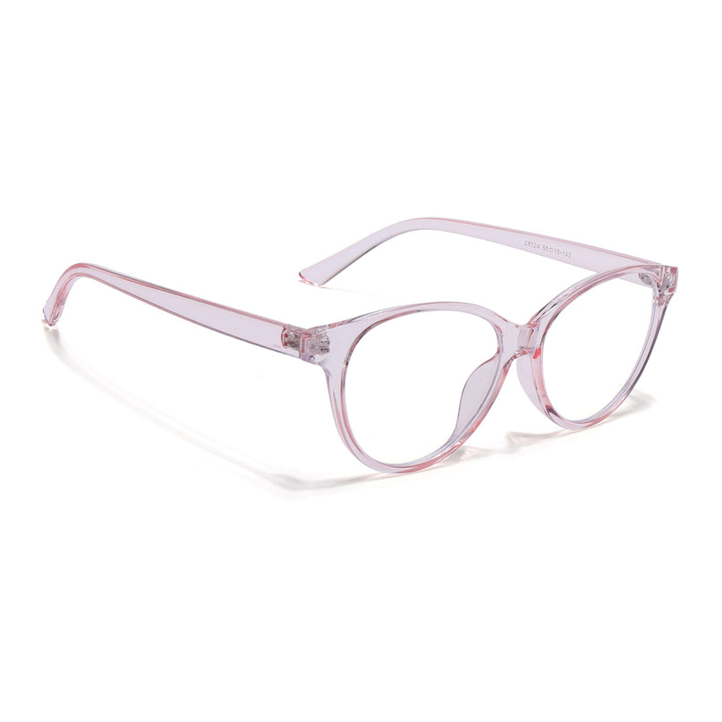 Eyejack Canment Pink Cateye Eyeglasses for Women (CM28024FCL1924-C7)