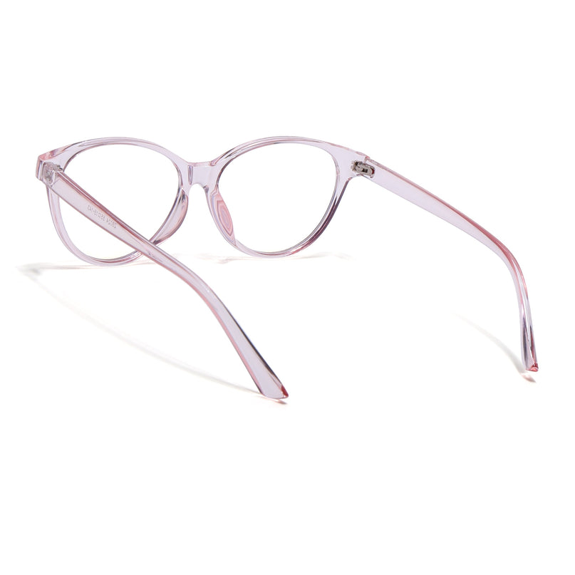 Eyejack Canment Pink Cateye Eyeglasses for Women (CM28024FCL1924-C7)