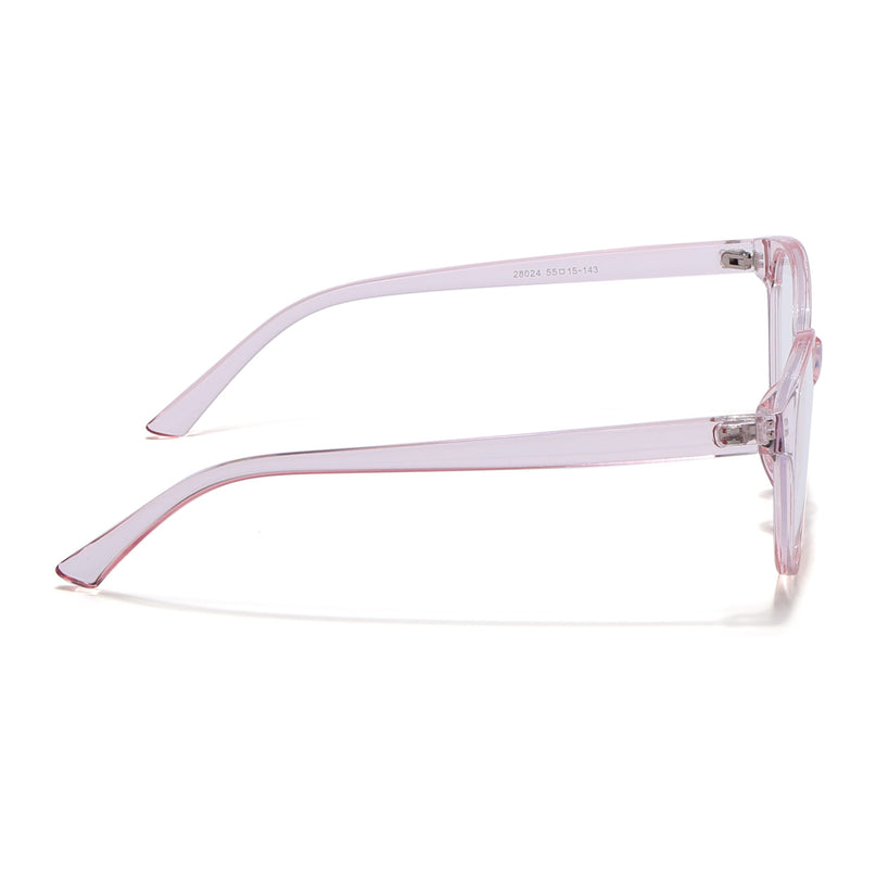 Eyejack Canment Pink Cateye Eyeglasses for Women (CM28024FCL1924-C7)