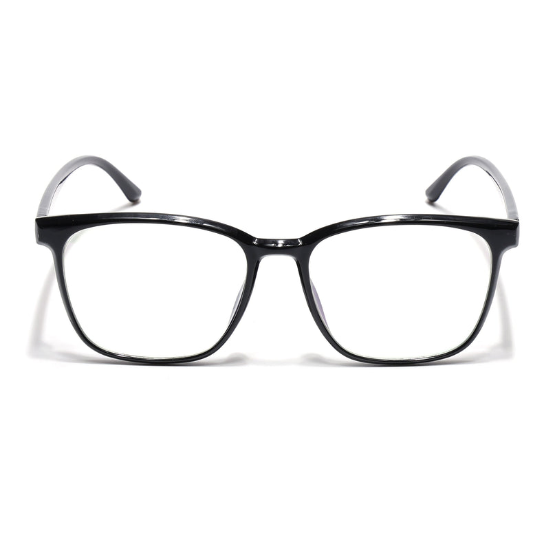 Eyejack Canment Shine Black Wayfarer Eyeglasses for Men & Women (CM28030FCL1926-C1)