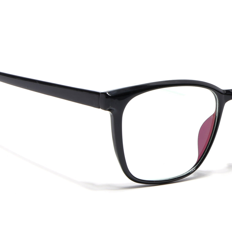 Eyejack Canment Shine Black Wayfarer Eyeglasses for Men & Women (CM28030FCL1926-C1)