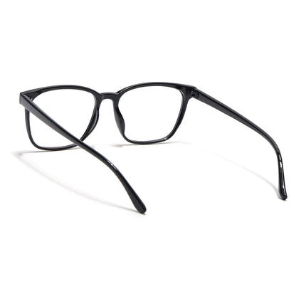Eyejack Canment Shine Black Wayfarer Eyeglasses for Men & Women (CM28030FCL1926-C1)