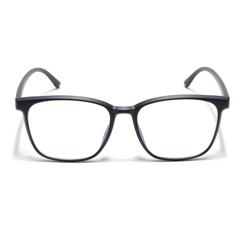 Eyejack Canment Matt Black Wayfarer Eyeglasses for Men & Women (CM28030FCL1927-C2)