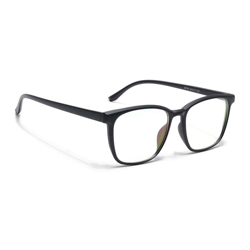 Eyejack Canment Matt Black Wayfarer Eyeglasses for Men & Women (CM28030FCL1927-C2)