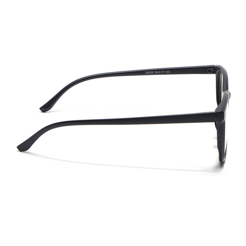 Eyejack Canment Matt Black Wayfarer Eyeglasses for Men & Women (CM28030FCL1927-C2)