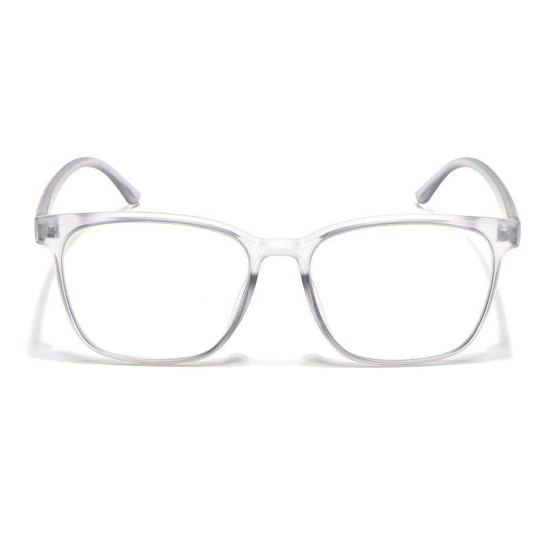 Eyejack Canment Grey Wayfarer Eyeglasses for Men & Women (CM28030FCL1928-C3)