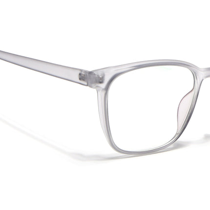 Eyejack Canment Grey Wayfarer Eyeglasses for Men & Women (CM28030FCL1928-C3)