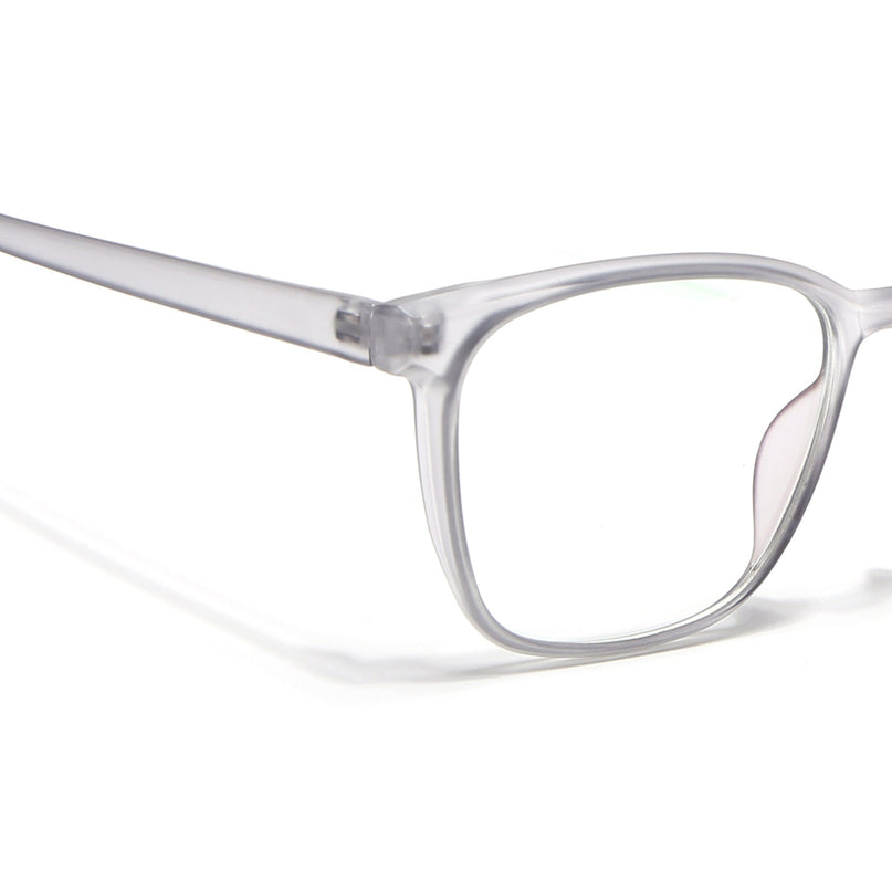 Eyejack Canment Grey Wayfarer Eyeglasses for Men & Women (CM28030FCL1928-C3)