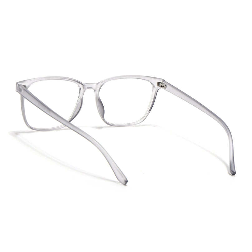 Eyejack Canment Grey Wayfarer Eyeglasses for Men & Women (CM28030FCL1928-C3)