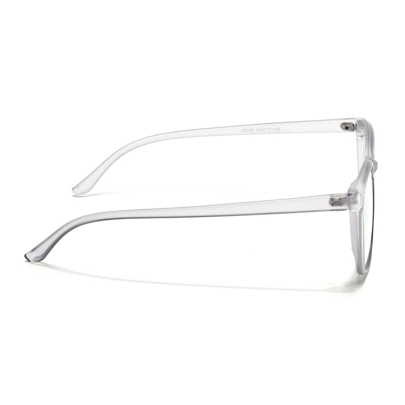 Eyejack Canment Grey Wayfarer Eyeglasses for Men & Women (CM28030FCL1928-C3)