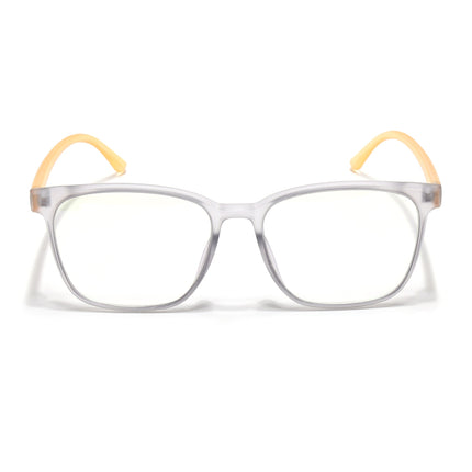 Eyejack Canment Grey Wayfarer Eyeglasses for Men & Women (CM28030FCL1929-C4)