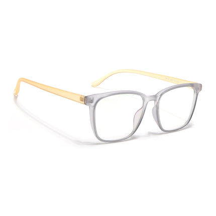 Eyejack Canment Grey Wayfarer Eyeglasses for Men & Women (CM28030FCL1929-C4)