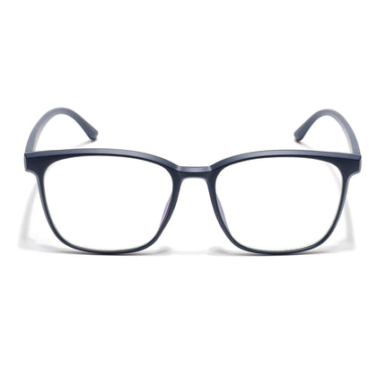 Eyejack Canment Navy Blue Wayfarer Eyeglasses for Men & Women (CM28030FCL1930-C5)