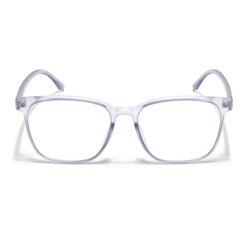 Eyejack Canment Blue Wayfarer Eyeglasses for Men & Women (CM28030FCL1932-C7)