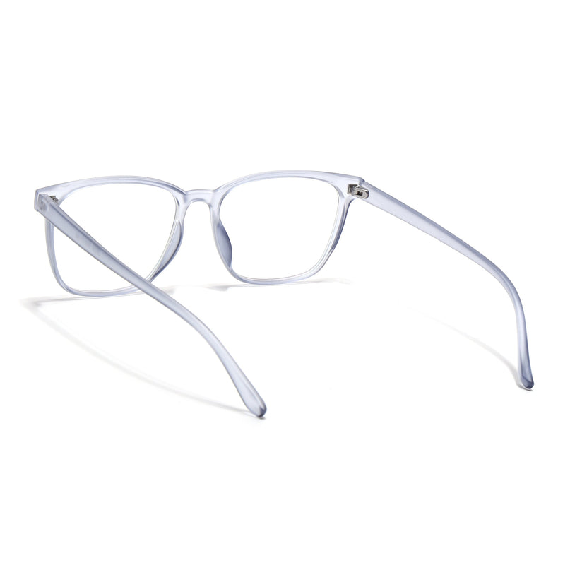 Eyejack Canment Blue Wayfarer Eyeglasses for Men & Women (CM28030FCL1932-C7)