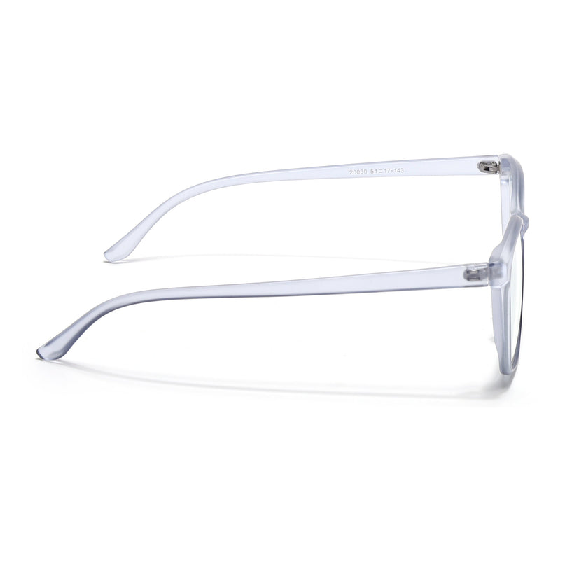 Eyejack Canment Blue Wayfarer Eyeglasses for Men & Women (CM28030FCL1932-C7)