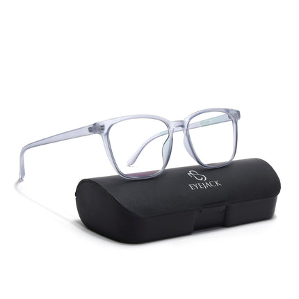 Eyejack Canment Blue Wayfarer Eyeglasses for Men & Women (CM28030FCL1932-C7)