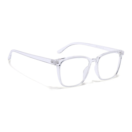 Eyejack Canment Transparent Wayfarer Eyeglasses for Men & Women (CM28030FCL1934-C9)