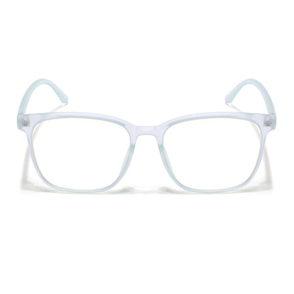 Eyejack Canment Sea Green Wayfarer Eyeglasses for Men & Women (CM28030FCL1935-C10)
