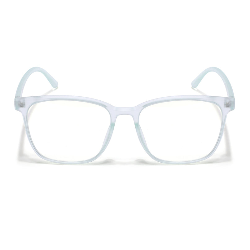 Eyejack Canment Sea Green Wayfarer Eyeglasses for Men & Women (CM28030FCL1935-C10)