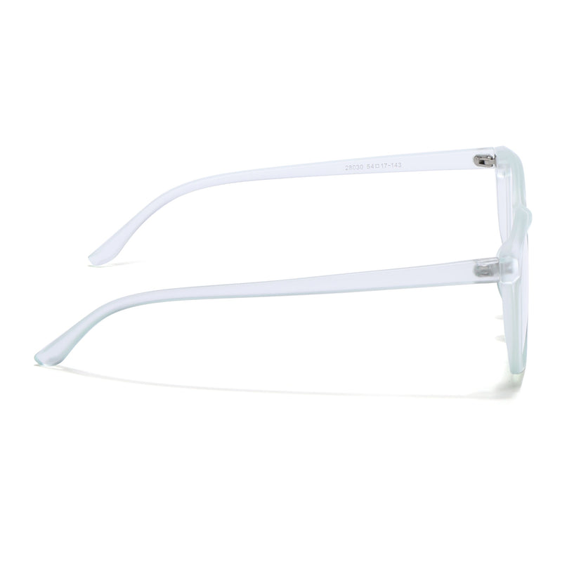 Eyejack Canment Sea Green Wayfarer Eyeglasses for Men & Women (CM28030FCL1935-C10)