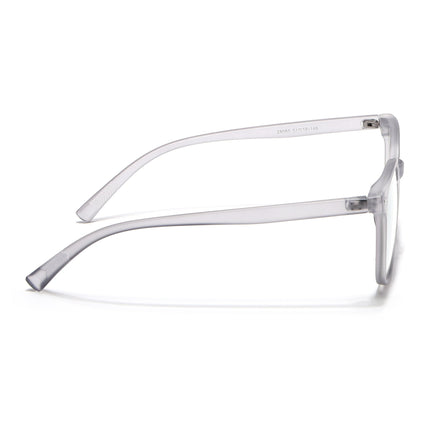 Eyejack Canment Grey Square Eyeglasses for Men & Women (CM28060FCL1938-C3)