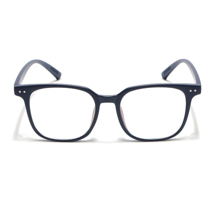 Eyejack Canment Navy Blue Square Eyeglasses for Men & Women (CM28060FCL1940-C5)