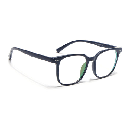 Eyejack Canment Navy Blue Square Eyeglasses for Men & Women (CM28060FCL1940-C5)