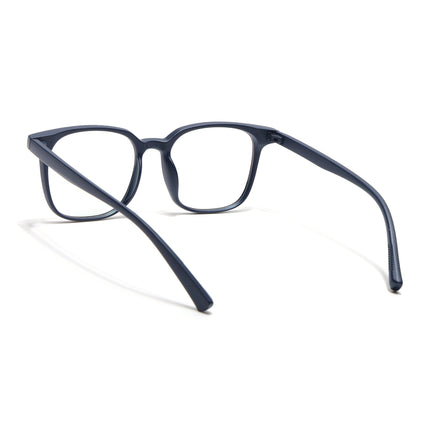 Eyejack Canment Navy Blue Square Eyeglasses for Men & Women (CM28060FCL1940-C5)