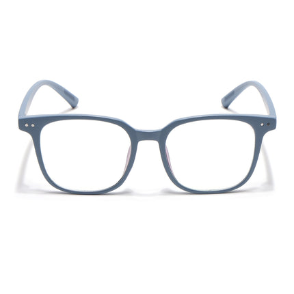 Eyejack Canment Sky Blue Square Eyeglasses for Men & Women (CM28060FCL1941-C6)
