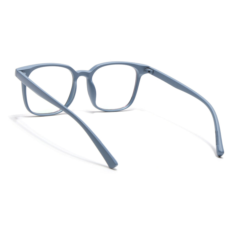 Eyejack Canment Sky Blue Square Eyeglasses for Men & Women (CM28060FCL1941-C6)