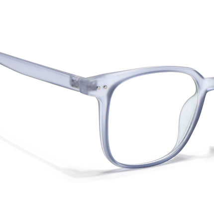 Eyejack Canment Blue Square Eyeglasses for Men & Women (CM28060FCL1942-C7)
