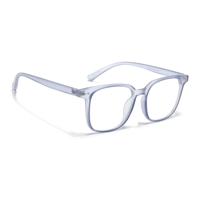 Eyejack Canment Blue Square Eyeglasses for Men & Women (CM28060FCL1942-C7)