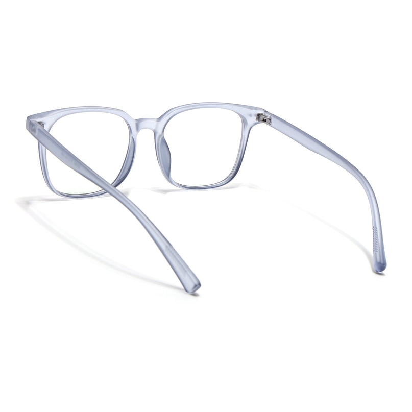 Eyejack Canment Blue Square Eyeglasses for Men & Women (CM28060FCL1942-C7)