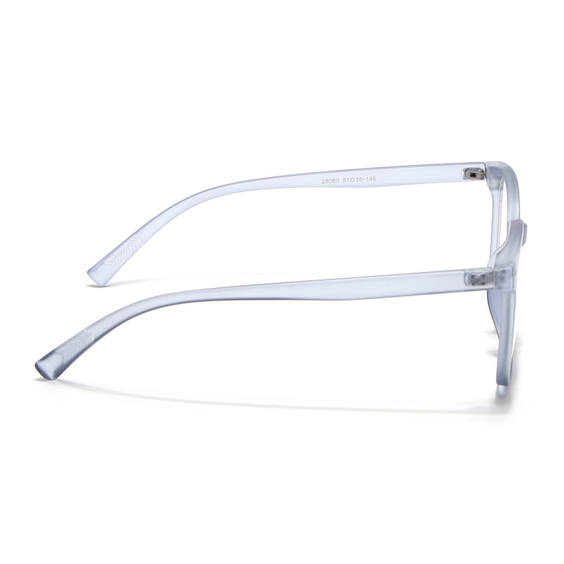 Eyejack Canment Blue Square Eyeglasses for Men & Women (CM28060FCL1942-C7)