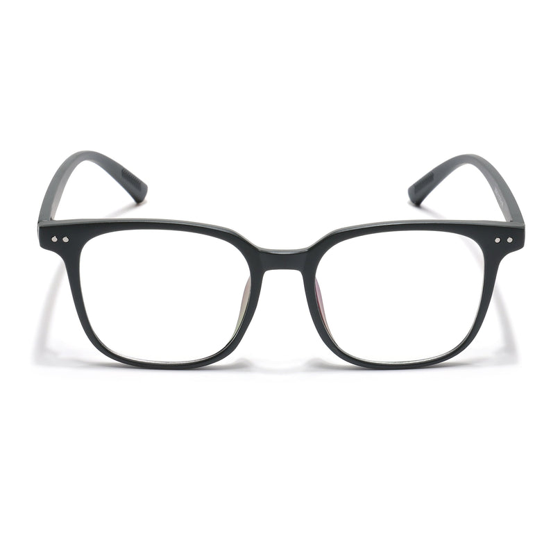 Eyejack Canment Olive Square Eyeglasses for Men & Women (CM28060FCL1943-C8)