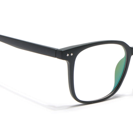 Eyejack Canment Olive Square Eyeglasses for Men & Women (CM28060FCL1943-C8)