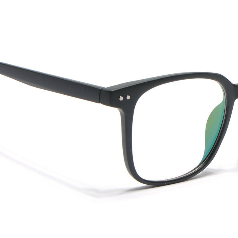 Eyejack Canment Olive Square Eyeglasses for Men & Women (CM28060FCL1943-C8)