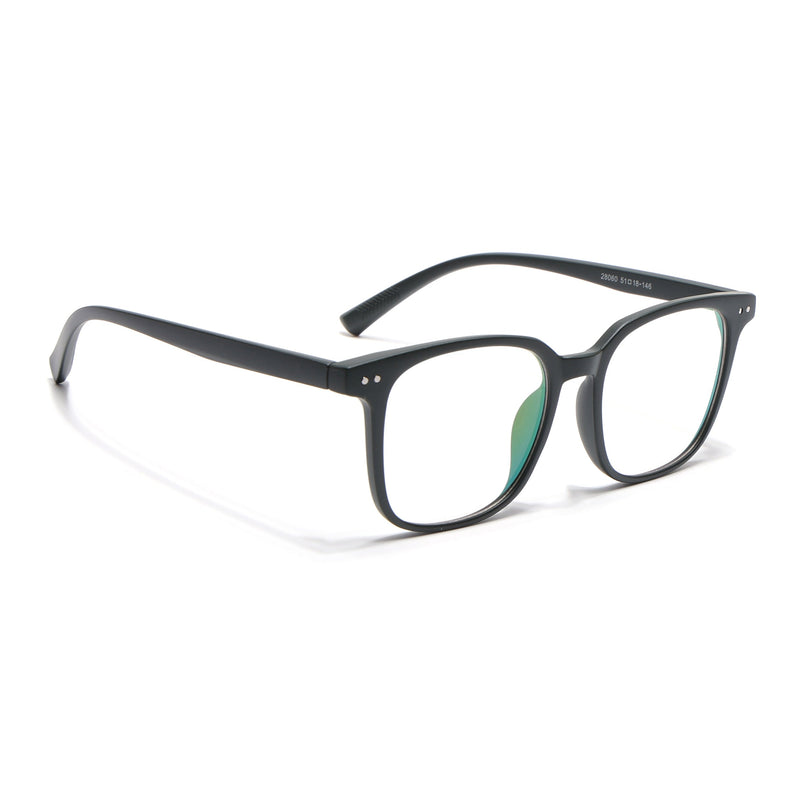 Eyejack Canment Olive Square Eyeglasses for Men & Women (CM28060FCL1943-C8)