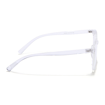 Eyejack Canment Transparent Square Eyeglasses for Men & Women (CM28060FCL1944-C9)