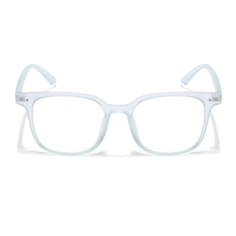 Eyejack Canment Sea Green Square Eyeglasses for Men & Women (CM28060FCL1945-C10)