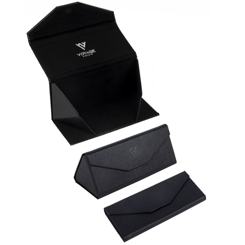 Geometric Polarized Sunglasses (Black Lens | Silver Frame - PMG5852)
