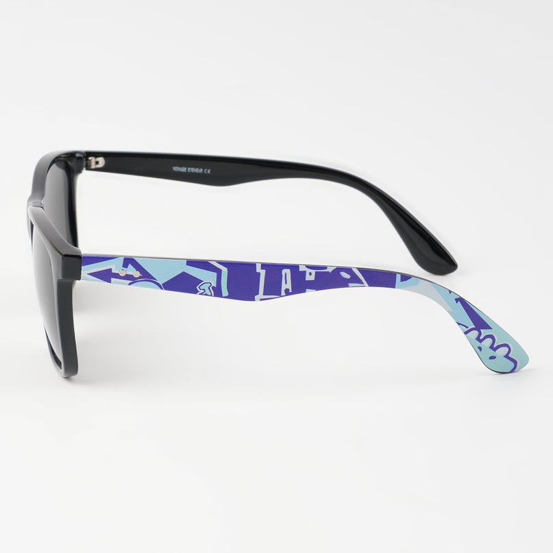 Square Polarized Sunglasses (Black Lens | Black Frame - PMG4814)