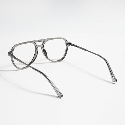 EyeJack Titex Shine Grey Wayfarer Eyeglasses for Men & Women (18903CL352-C5)