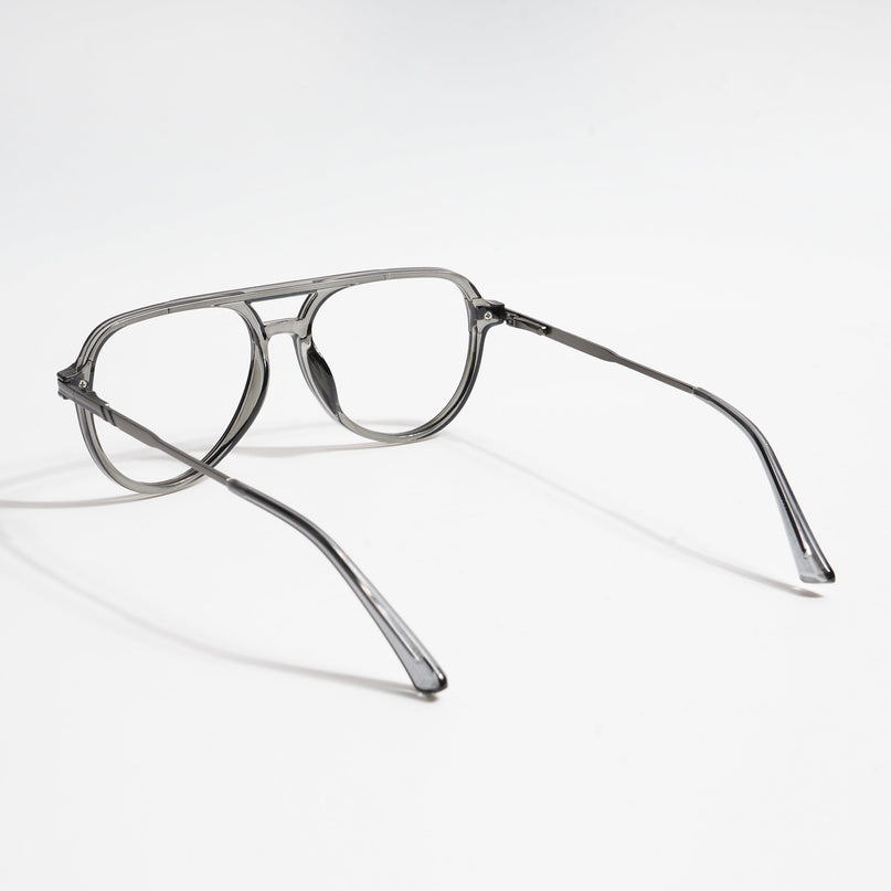 EyeJack Titex Shine Grey Wayfarer Eyeglasses for Men & Women (18903CL352-C5)