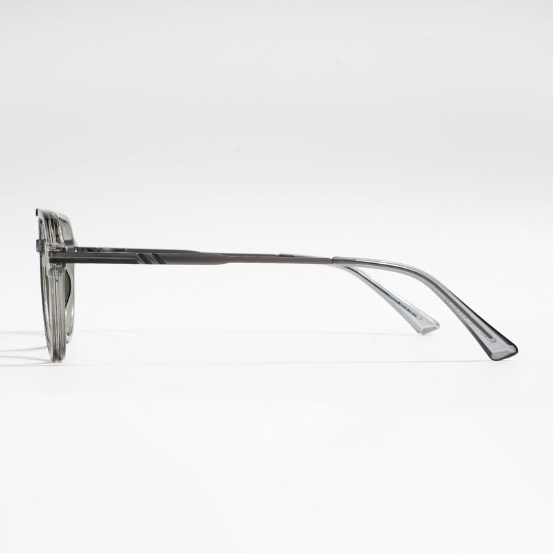 EyeJack Titex Shine Grey Wayfarer Eyeglasses for Men & Women (18903CL352-C5)