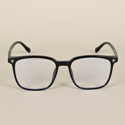 Voyage Air Black Square Eyeglasses for Men & Women - MG4695-C1